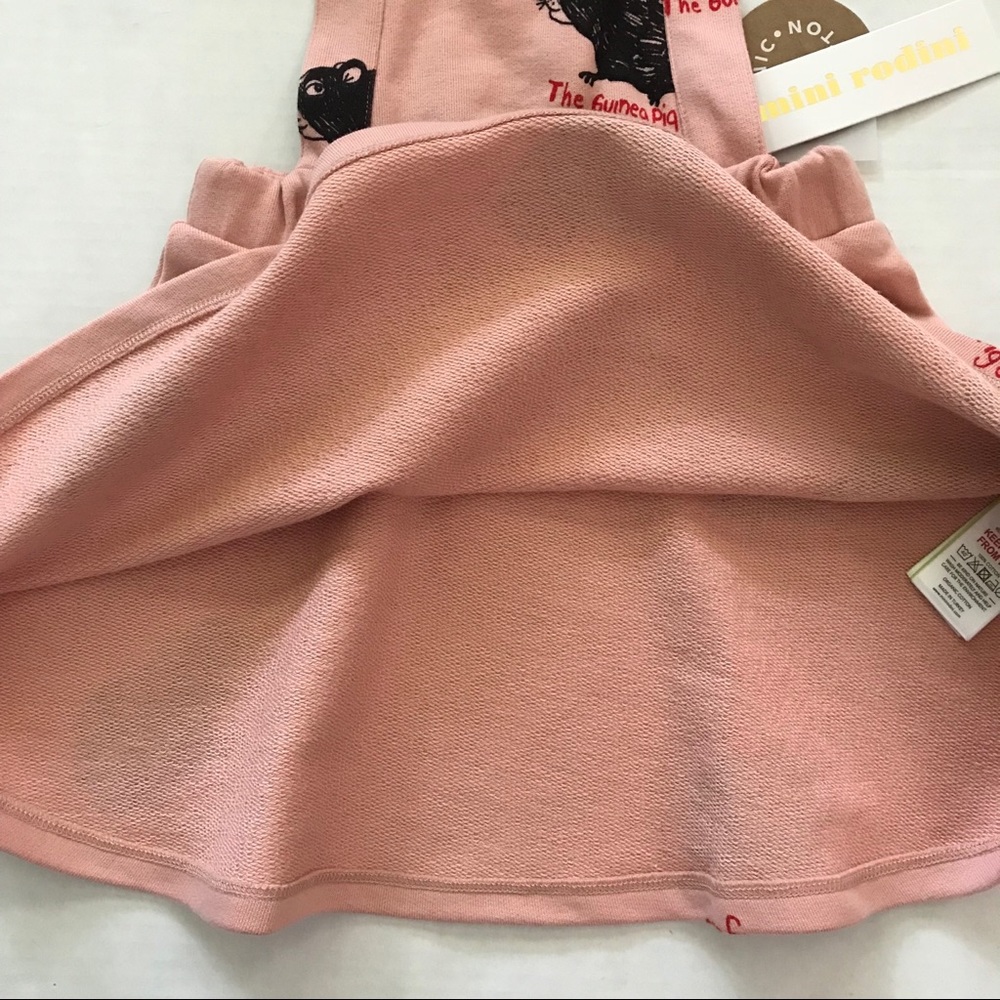 SOLD New Mini Rodini Guinea Pig Dress - pink - Picture 5 of 8